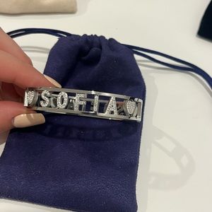 Silver Sofia Bracelet